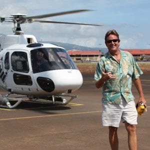 Air Maui helicopters ready to take for a 60-minute circle island helicopter tour in Maui.