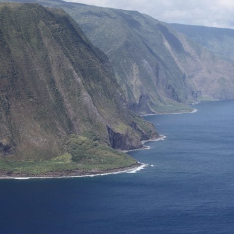 The beauty of Maui Mountains from above on a thrilling Hawaii helicopter tour.