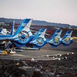 Blue Hawaiian Eco-Star helicopters in Maui.