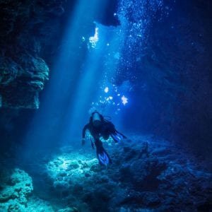 Diving Cathedrals off Lanai