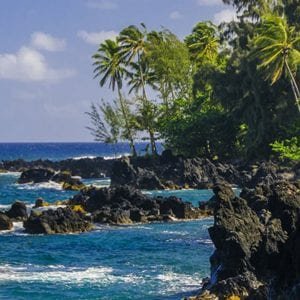 Keanae view along the road to Hana