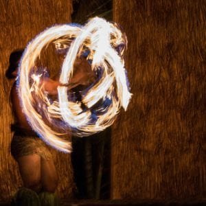 Samoan fire-knife dance