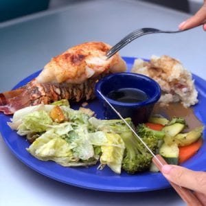 Delectable dish on the best dinner cruise in Maui with Calypso.