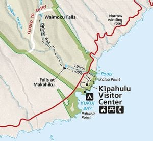 Map of Pipiwai Trail