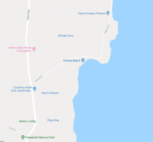Hamoa Beach Map